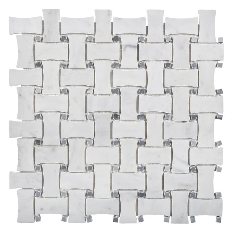 Apollo Tile 12" x 12" Natural Stone Basketweave Mosaic Wall & Floor
